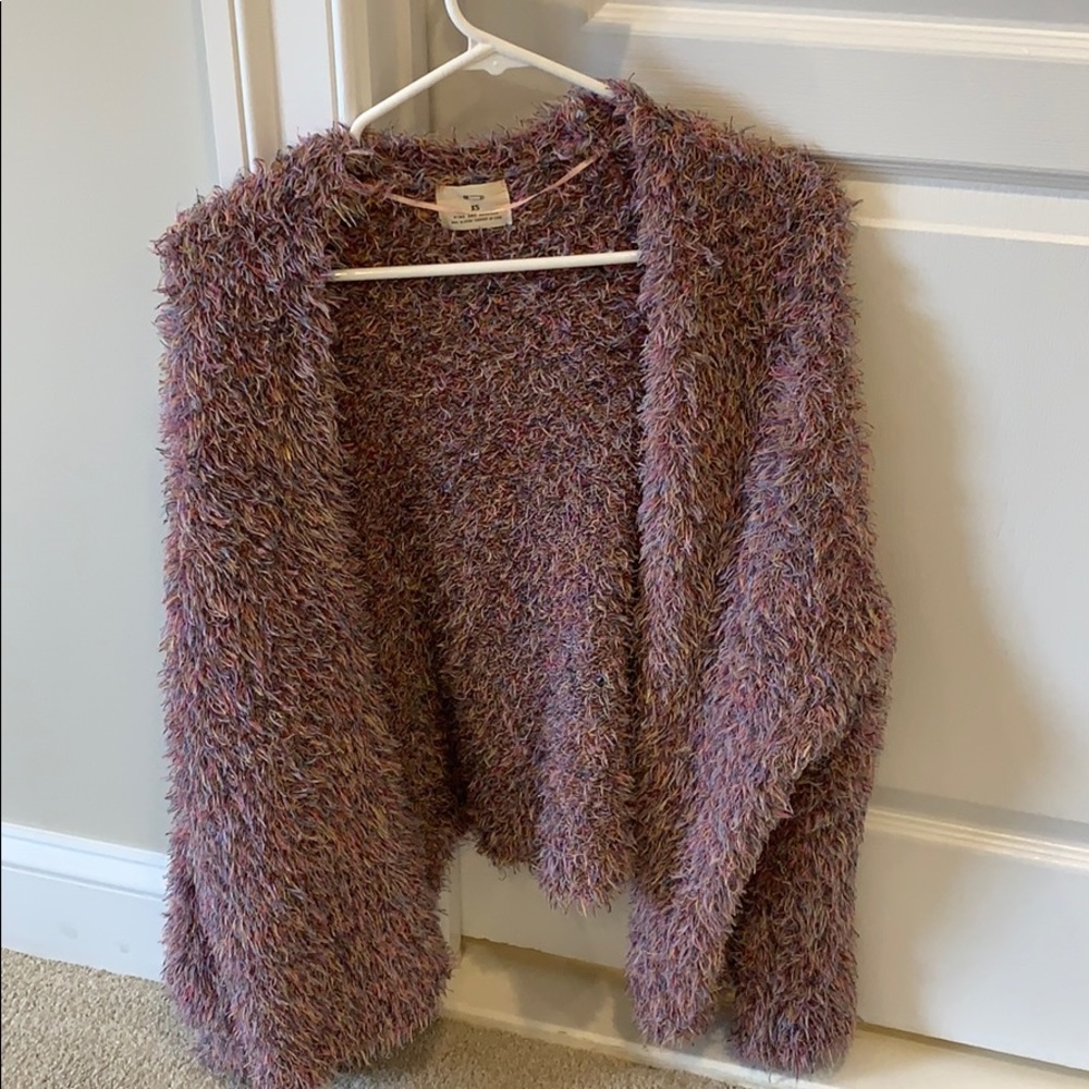 Pins and needles cardigan, multicolored
